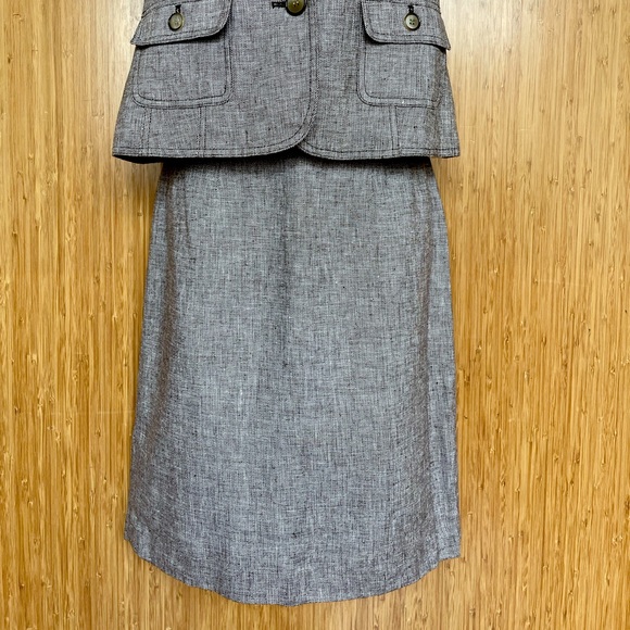 Kasper Gray 2 Pieces Skirt/Blazer Suit - Picture 4 of 6